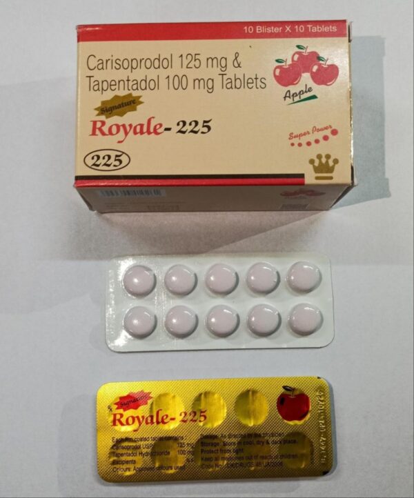 Tapentadol and Carisoprodol 225mg Pain Relief